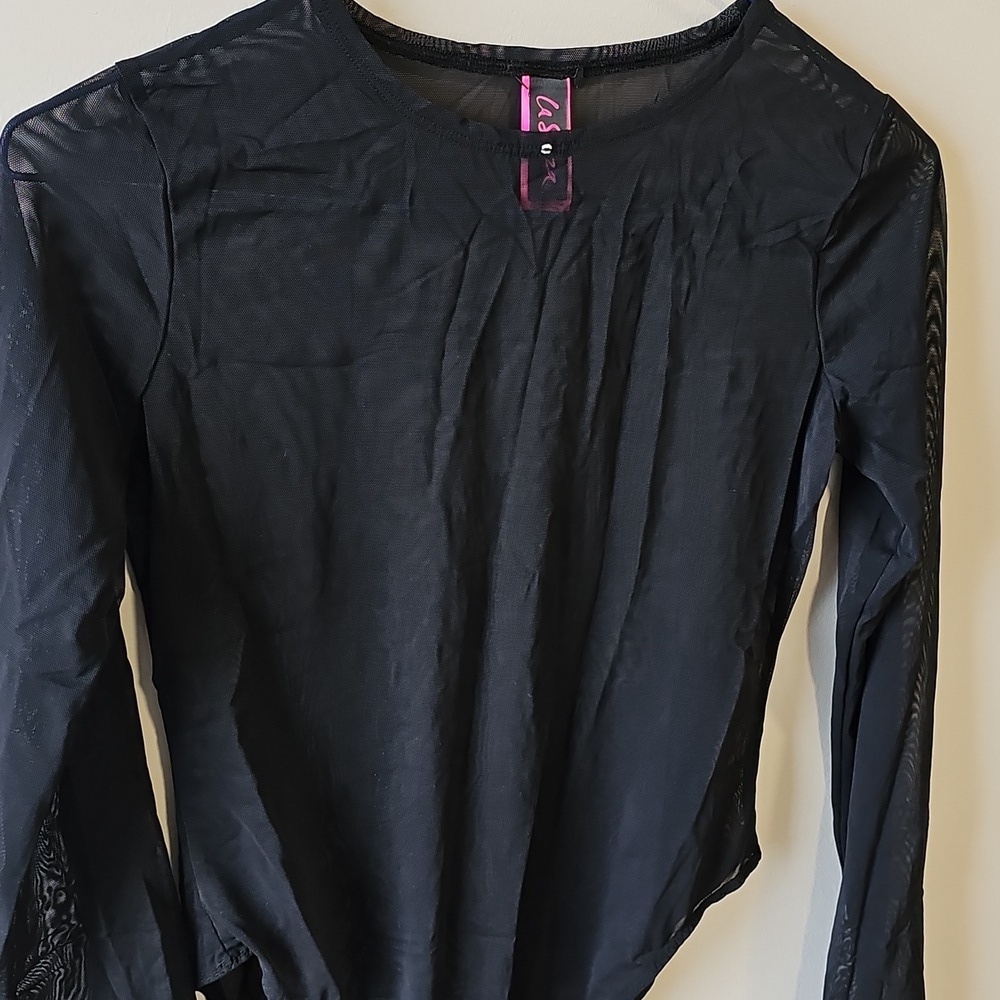 La SENZA Small Black Lace Bodysuit - Picture 2 of 8